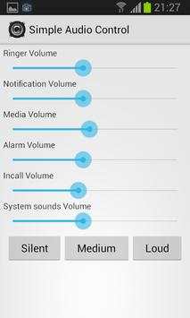 Simple Audio Control screenshot 1