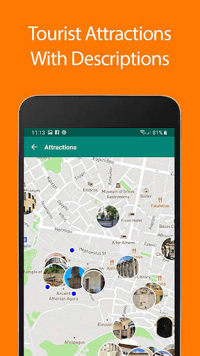 Athens Offline Map and Travel  screenshot 1