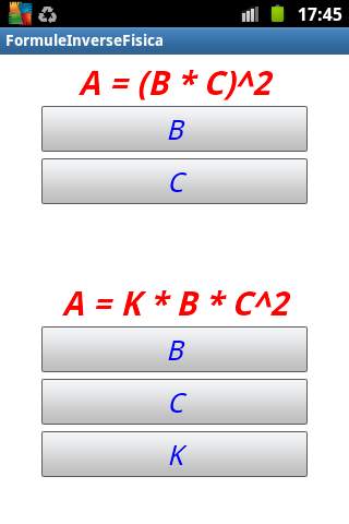 INVERSE PHYSICS FORMULAS screenshot 3