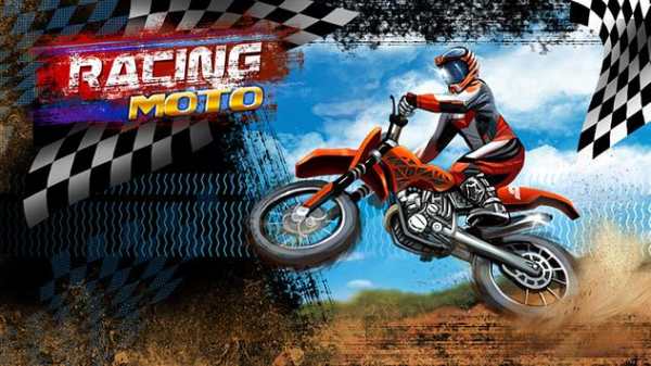 Racing Moto 3D screenshot 1