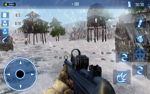 Call of Fire WW2 Special Ops Winter War Games screenshot 2
