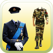 Military Men Photo Suit أيقونة