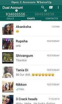 Open 2 Account Whatsapp Prank screenshot 2