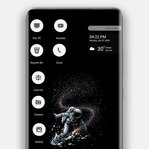 Ash Theme for Computer Launcher icon