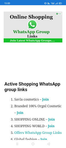 Groups join for WhatsApp screenshot 4