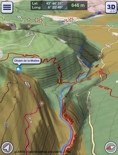 GeoFlyer Europe 3D - Offline Maps GPS Routing screenshot 7