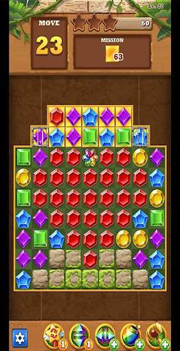 Jungle Gem Blast Magic Puzzle Game screenshot 8