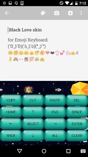 Bubble Love Emoji Keyboard screenshot 3