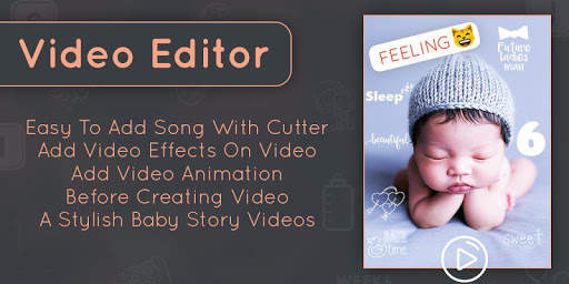 Baby Story Photo Video Maker скриншот 6