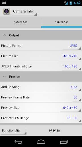 Camera Info screenshot 4