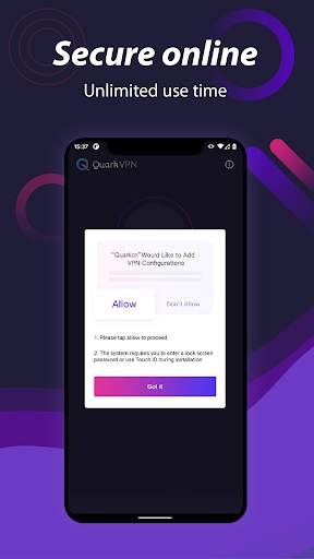 Quark VPN screenshot 2