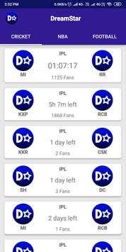 DreamStar - Dream11 Players Rating Chicken Dinner screenshot 1