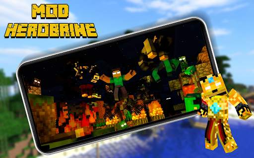 Mod Herobrine - Maps & Addon Minecraft PE 2021 screenshot 1