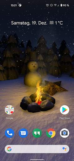 Paper Winter Live Wallpaper screenshot 1