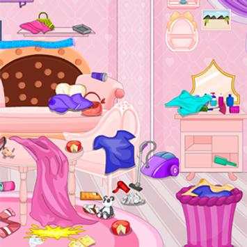 Princess Messy Room Clean Up screenshot 3