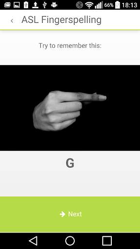 ASL Fingerspelling 2 تصوير الشاشة