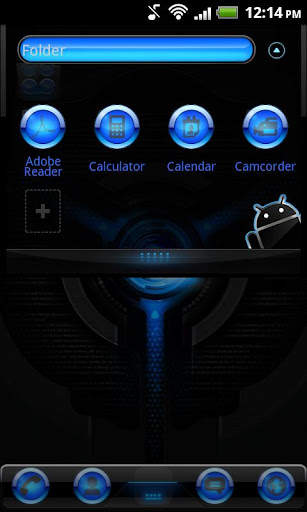 Go Launcher EX Black Mexdroid screenshot 4