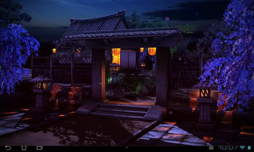 Real Zen Garden 3D: Night LWP screenshot 10