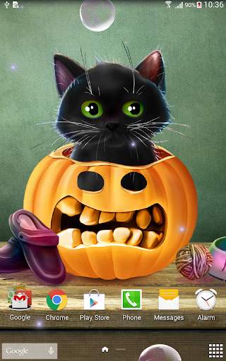 Cute Halloween Live Wallpaper screenshot 7