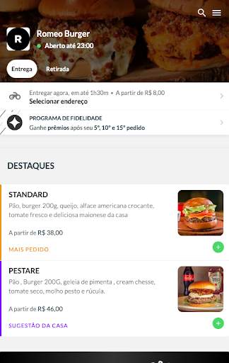 Romeo Burger screenshot 2