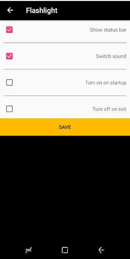 Flashlight widget free app torch screenshot 3