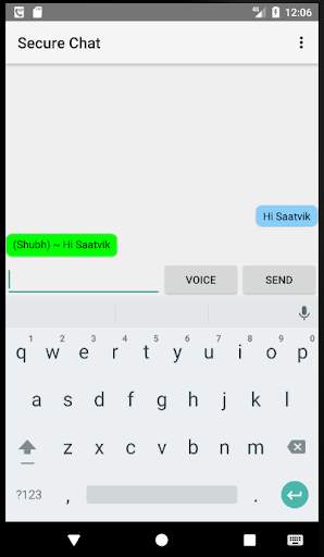 Secure Local Chat (without Internet, offline chat) screenshot 1