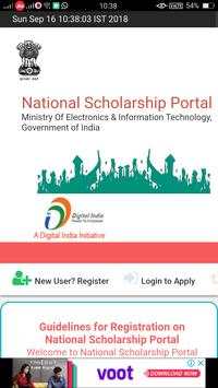 NATIONAL SCHOLARSHIP ONLINE APPLY - NSP MOBILE APP screenshot 2