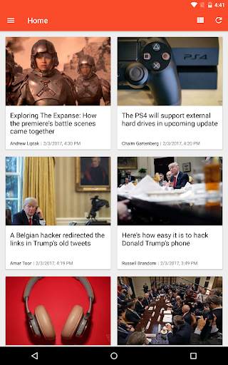 Tech News from The Verge 6 تصوير الشاشة