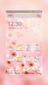 Faded Flowers Theme screenshot 1