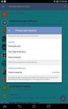 Mulberry Messenger Lite screenshot 5