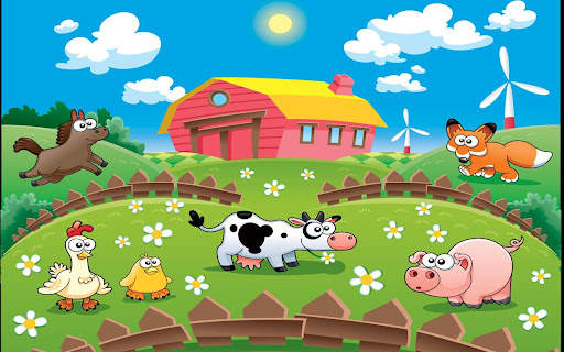 Farm animals for kids HD Lite screenshot 1