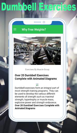 Dumbbell Exercises Free screenshot 2