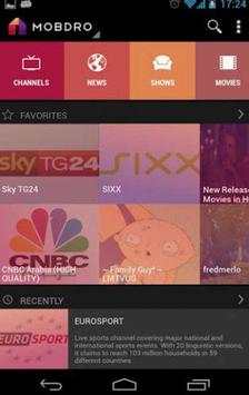 Mobdro screenshot 2