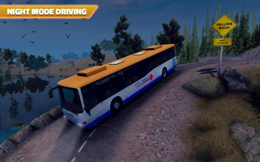 Offroad Bus Hill Driving Sim: Mountain Bus Racing screenshot 3