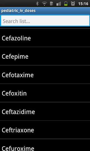 Pediatric IV Dosage screenshot 2