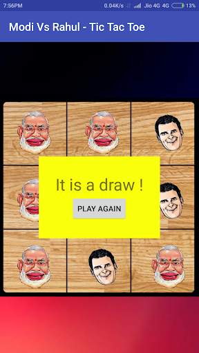 Modi Vs Rahul - Tic Tac Toe screenshot 2