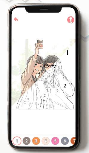 Anime Paint By Number 8 تصوير الشاشة