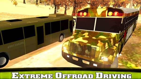 Off-Road Army Bus Simulator 3D screenshot 3