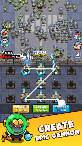Merge Cannon - Idle zombie war screenshot 3