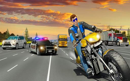 Tricky Moto Racing Traffic Highway Driving screenshot 12