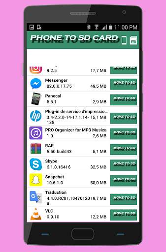 From phone to (SD card /IOS De screenshot 5