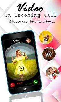 Video Ringtone for Incoming Call with Full Screen screenshot 2