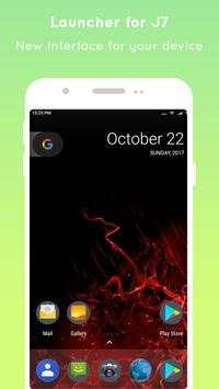 J7 Galaxy Launcher -  Samsung Galaxy J7 Themes screenshot 1