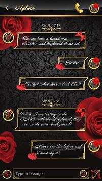 GO SMS VALENTINE'S DAY THEME 3 تصوير الشاشة
