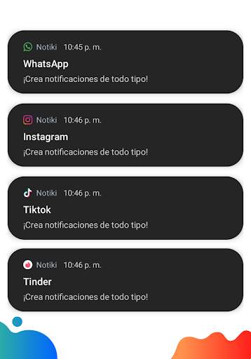 Notiki! - Notificación Fake de Broma para WhatsApp screenshot 2