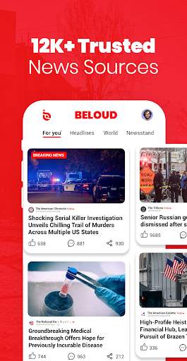 Beloud: News & Free Speech screenshot 3