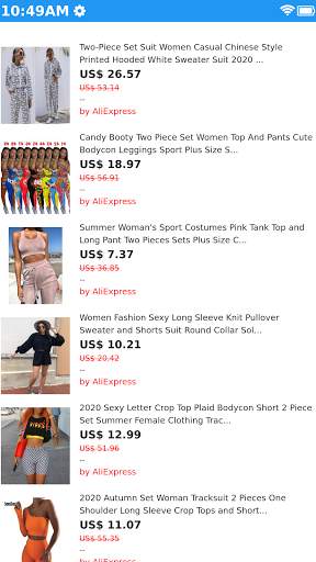 Women's Set Stylish Clothing Shopping Apps Online screenshot 6