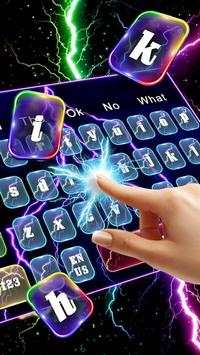 Colorful Lightning Screen Keyboard स्क्रीनशॉट 2