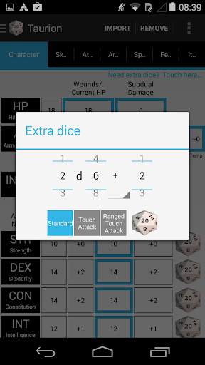 PCGen Character Importer Lite screenshot 3