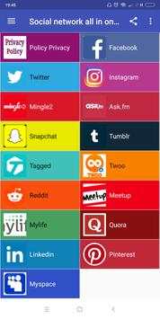 All social networks 2019 screenshot 2